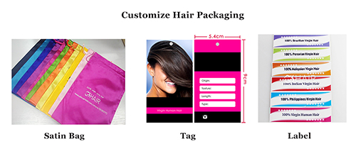 customized hair packaging